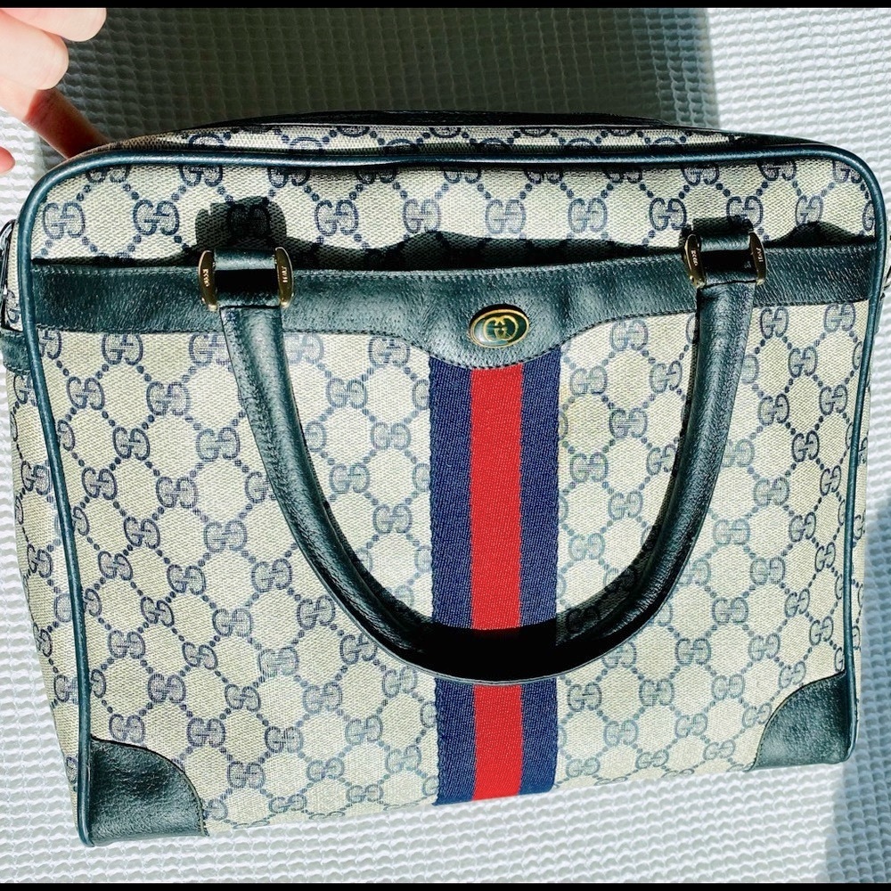 Large and rare, authentic, vintage, large GUCCI purse